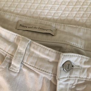 Anthropologie White Skinny Jeans